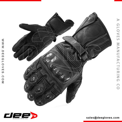 R1 Grip Leather Racing Motorcycle Gloves