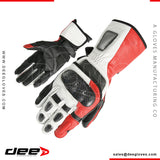 R2 Grip Leather Racing Motorcycle Gloves