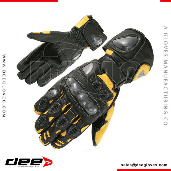 R3 Grip Leather Racing Motorcycle Gloves