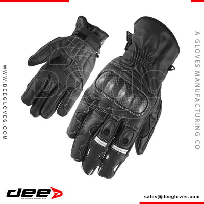 R17 lightgrip Leather Racing Motorbike Gloves