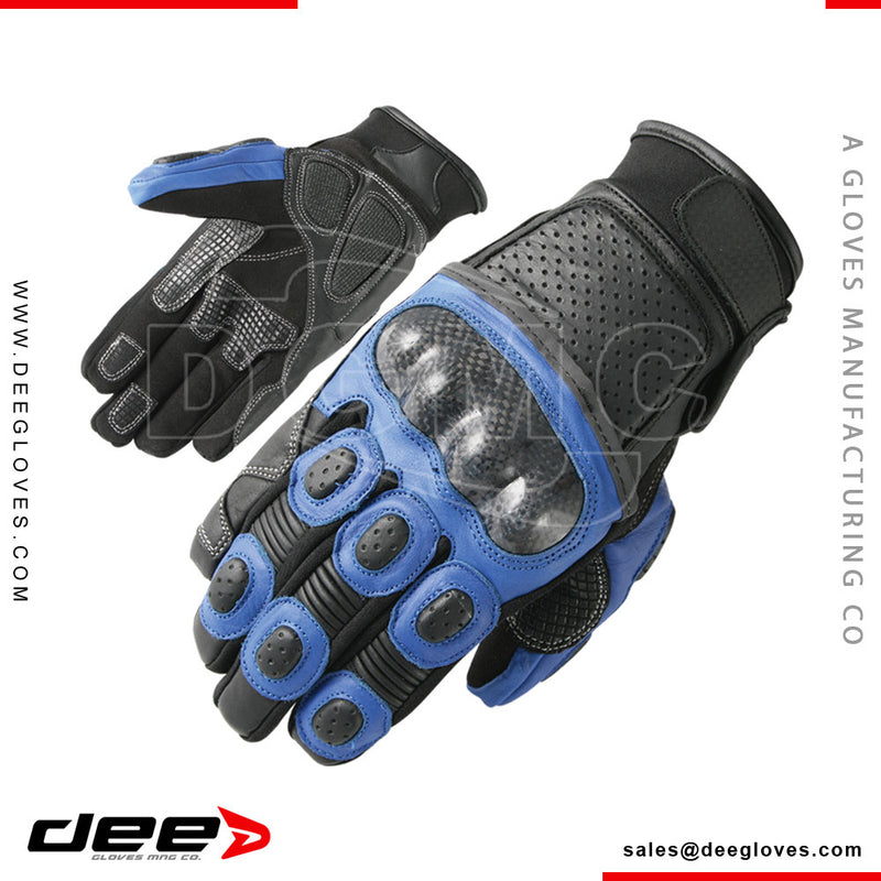 R18 lightgrip Leather Racing Motorbike Gloves