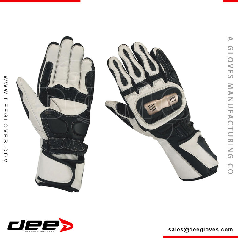 R21 lightgrip Leather Racing Motorbike Gloves