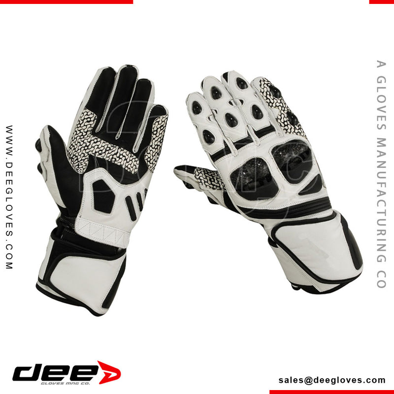 R23 lightgrip Leather Racing Motorbike Gloves