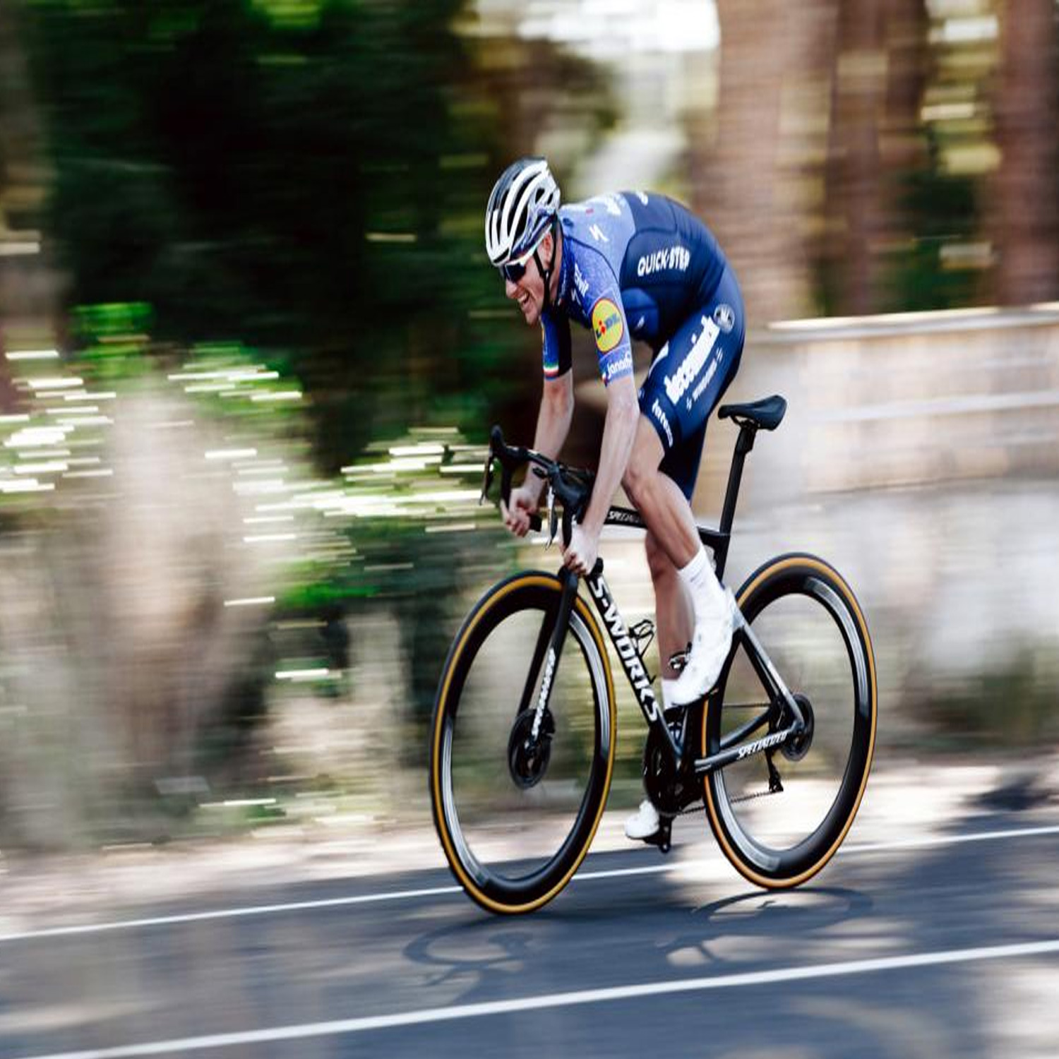 Men Cycling Injected Gloves